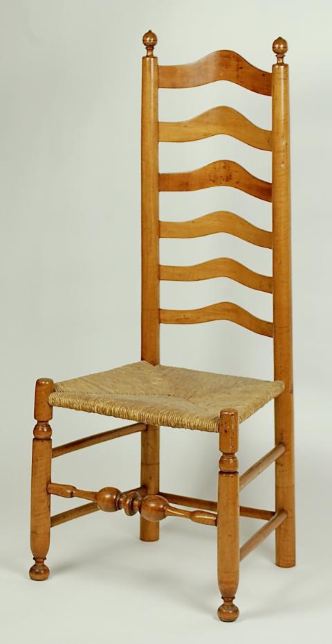 6-slat side chair