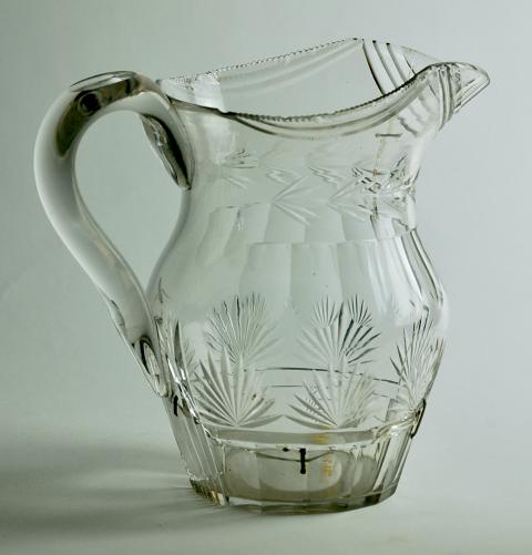 1971.812 glass pitcher