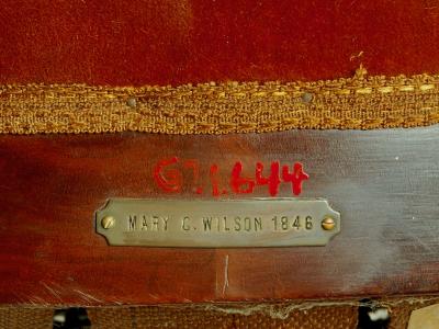 1971.644 brass label detail